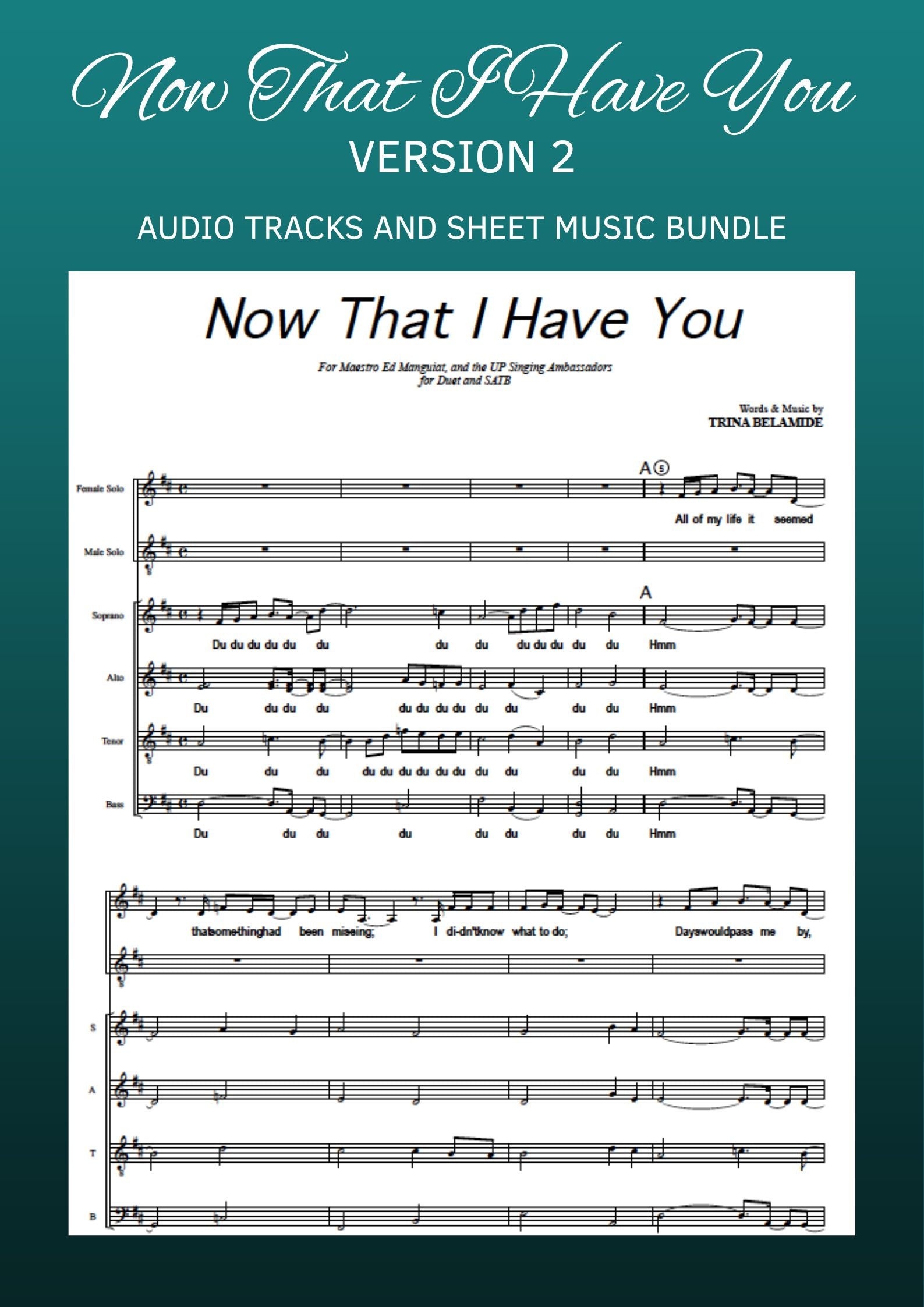 NOW THAT I HAVE YOU (VERSION 2)