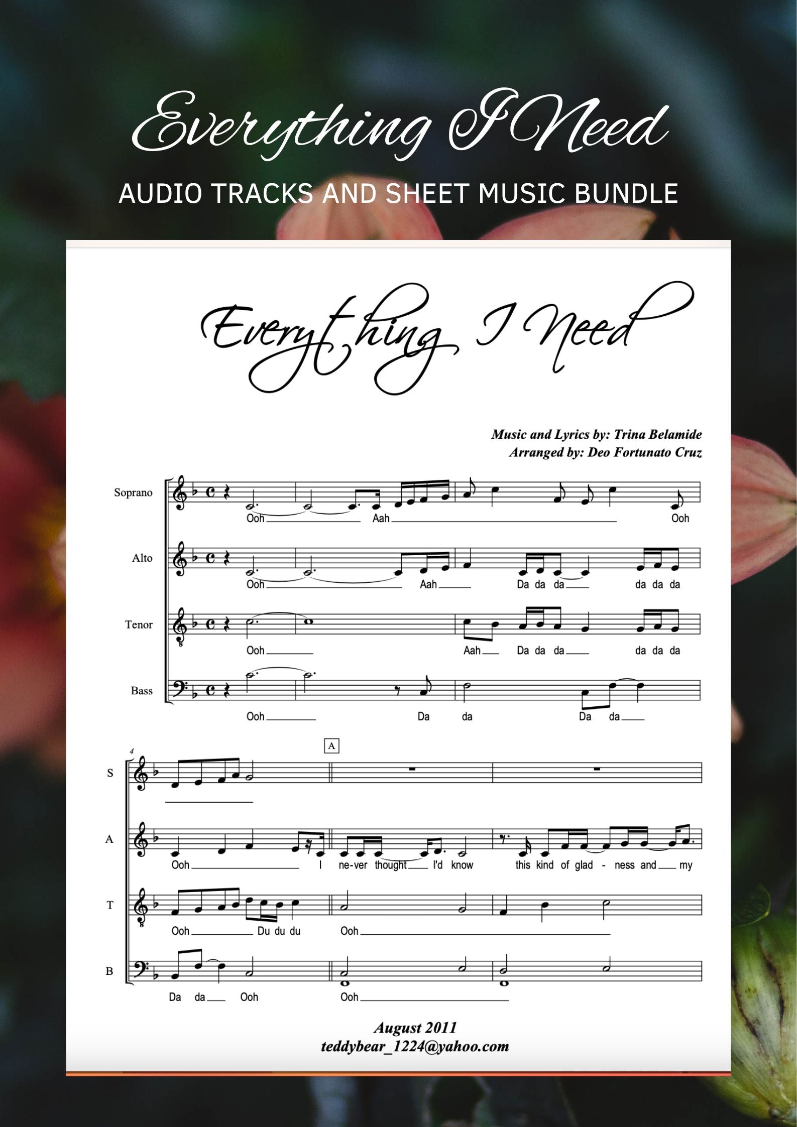 Wedding Expo Theme Song: EVERYTHING I NEED